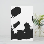 Papeterie Panda Pop Art Noir Blanc (Debout devant)