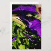 Papeterie Panique violette (Devant / Derrière)