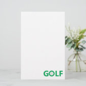 Papeterie Panneau de golf (Debout devant)