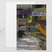 Papeterie Panneau indicateur Rum Point Grand Cayman (Devant / Derrière)