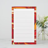 Papeterie Panneaux oranges abstraits (Debout devant)