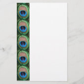 Papeterie Paon en verre souillé (Devant)