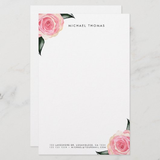 Papeterie Papier (Devant / Derrière)