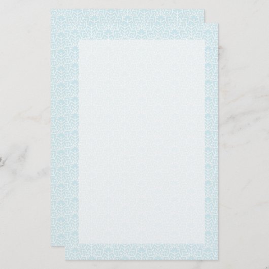 Papeterie Papier à arc de glace (Devant / Derrière)