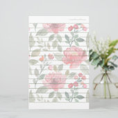 Papeterie Papier à écriture Motif vert Cherry Red (Debout devant)