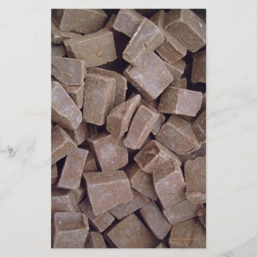 Papeterie papier à en-tête chocoholique (Devant)