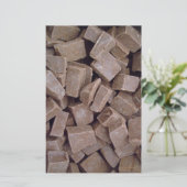 Papeterie papier à en-tête chocoholique (Debout devant)