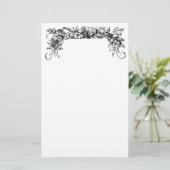 Papeterie Papier à fleurs vintage Passion (Debout devant)