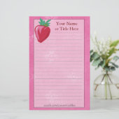 Papeterie Papier à fraises (Debout devant)