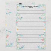 Papeterie Papier à lettres (Devant / Derrière)