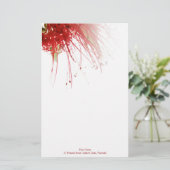 Papeterie Papier à lettres à fleurs (Debout devant)