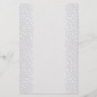 Papeterie Papier à lettres à fleurs blanches