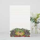 Papeterie Papier à lettres à fruits vintage (Debout devant)