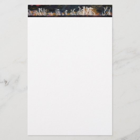 Papeterie Papier à lettres abstrait (Devant)