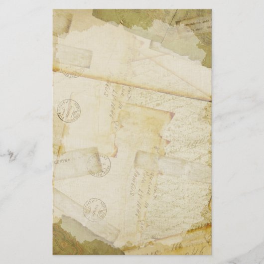 Papeterie Papier à lettres anciennes en couches (Devant)