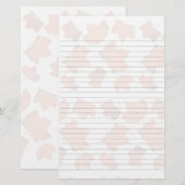 Papeterie Papier à lettres aux feuilles d'érable (Devant / Derrière)