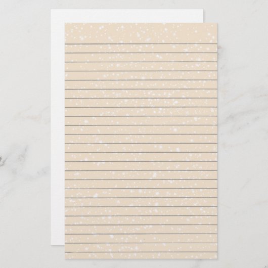 Papeterie Papier à lettres avec étoile (Devant / Derrière)