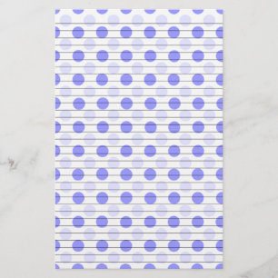 Papeterie Papier à lettres avec points de couleur modifiable