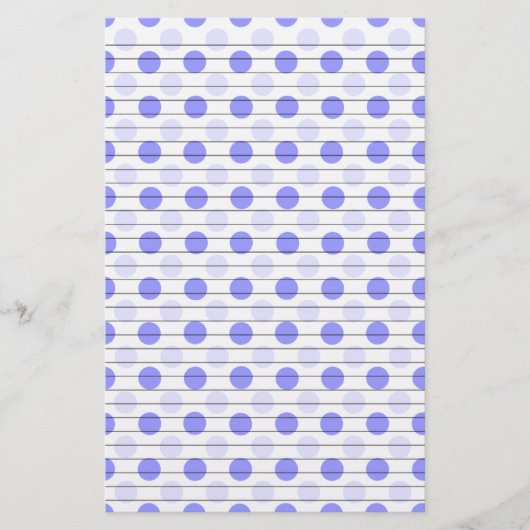 Papeterie Papier à lettres avec points de couleur modifiable (Devant)