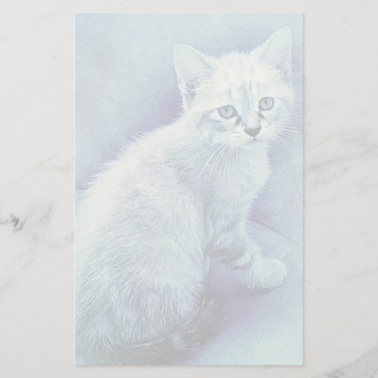 Papeterie Papier à lettres bleu (Dos)