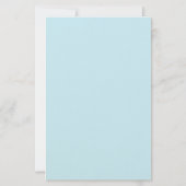 Papeterie Papier à lettres bleu maqué (Dos)