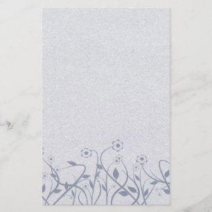 Papeterie Papier à lettres bleu Tourbillonnant simple