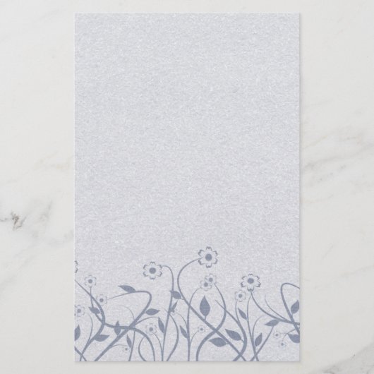 Papeterie Papier à lettres bleu Tourbillonnant simple (Devant)