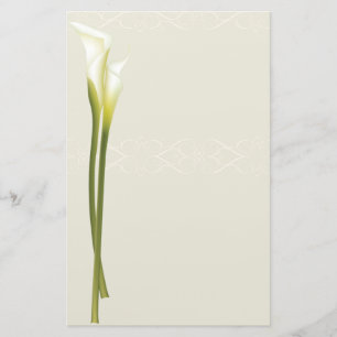 Papeterie Papier à lettres Calla Lily