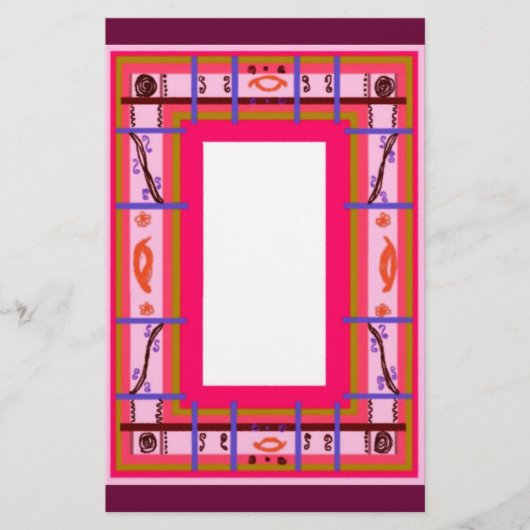 Papeterie Papier à lettres carrées (Devant)