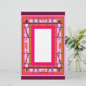 Papeterie Papier à lettres carrées (Debout devant)