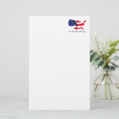 Papeterie Papier à lettres "C'est mon pays" (Debout devant)