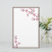 Papeterie Papier à lettres Cherry Blossom (Debout devant)