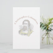 Papeterie Papier à lettres Christopher Columbus (Debout devant)