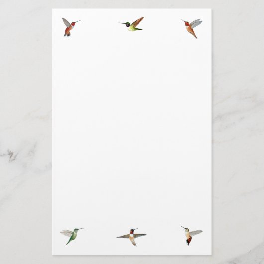 Papeterie Papier à lettres colibri (Devant)