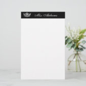 Papeterie Papier à lettres Concours Couronne & Titre (Debout devant)