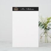 Papeterie Papier à lettres Concours Couronne & Titre (Debout devant)