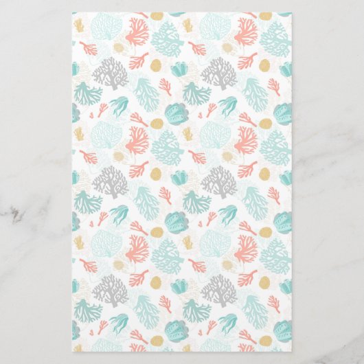 Papeterie Papier à lettres - Corail (Dos)