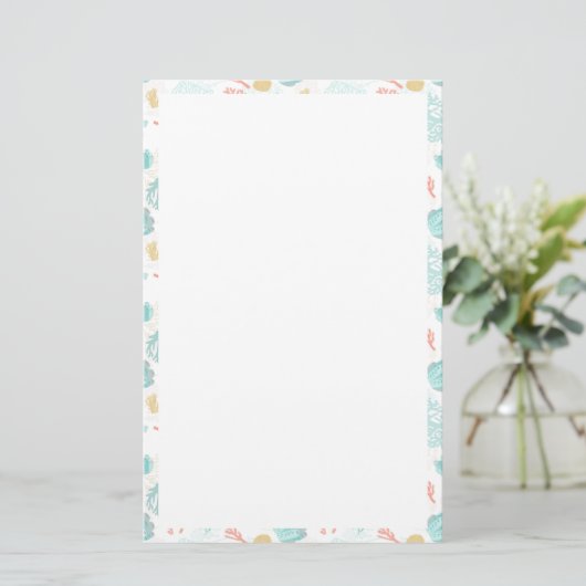 Papeterie Papier à lettres - Corail (Debout devant)