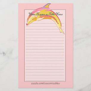 Papeterie Papier à lettres couleur dauphin
