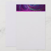 Papeterie Papier à lettres couleur infini (Devant / Derrière)
