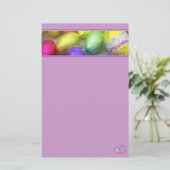 Papeterie Papier à lettres "couleurs de Pâques" (Lavande) (Debout devant)