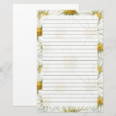 Papeterie Papier à lettres Daisy (Devant / Derrière)