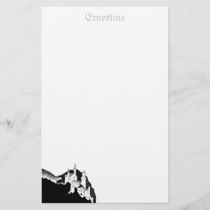 Papeterie Papier à lettres de château - personnalisé