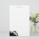 Papeterie Papier à lettres de château - personnalisé (Debout devant)