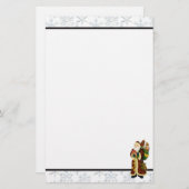 Papeterie Papier à lettres de Noël Père Noël Holiday (Devant / Derrière)