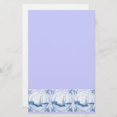 Papeterie Papier à lettres Delft Sailboat (Devant / Derrière)