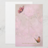 Papeterie Papier à lettres des Roses de la paix (Devant / Derrière)