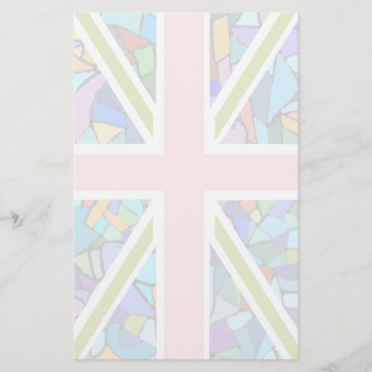 Papeterie Papier à lettres d'Union Jack d'art moderne (Devant)
