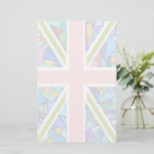 Papeterie Papier à lettres d'Union Jack d'art moderne (Debout devant)