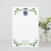 Papeterie Papier à lettres en tête Fitzpatrick (Debout devant)